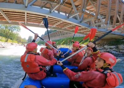 White water rafting adventure on the Noce River in Val di Sole, Trentino